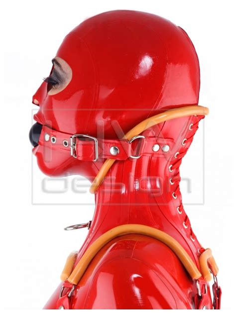 latex posture collar|Adjustable latex neck corset .